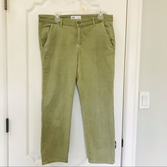 Zara Women’s Green Ankle Trousers - Picture 3 of 14